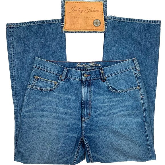 Tommy Bahama Other - Vintage Tommy Bahama Indigo Palms Men's Bootcut Medium Wash Jeans 38/32
